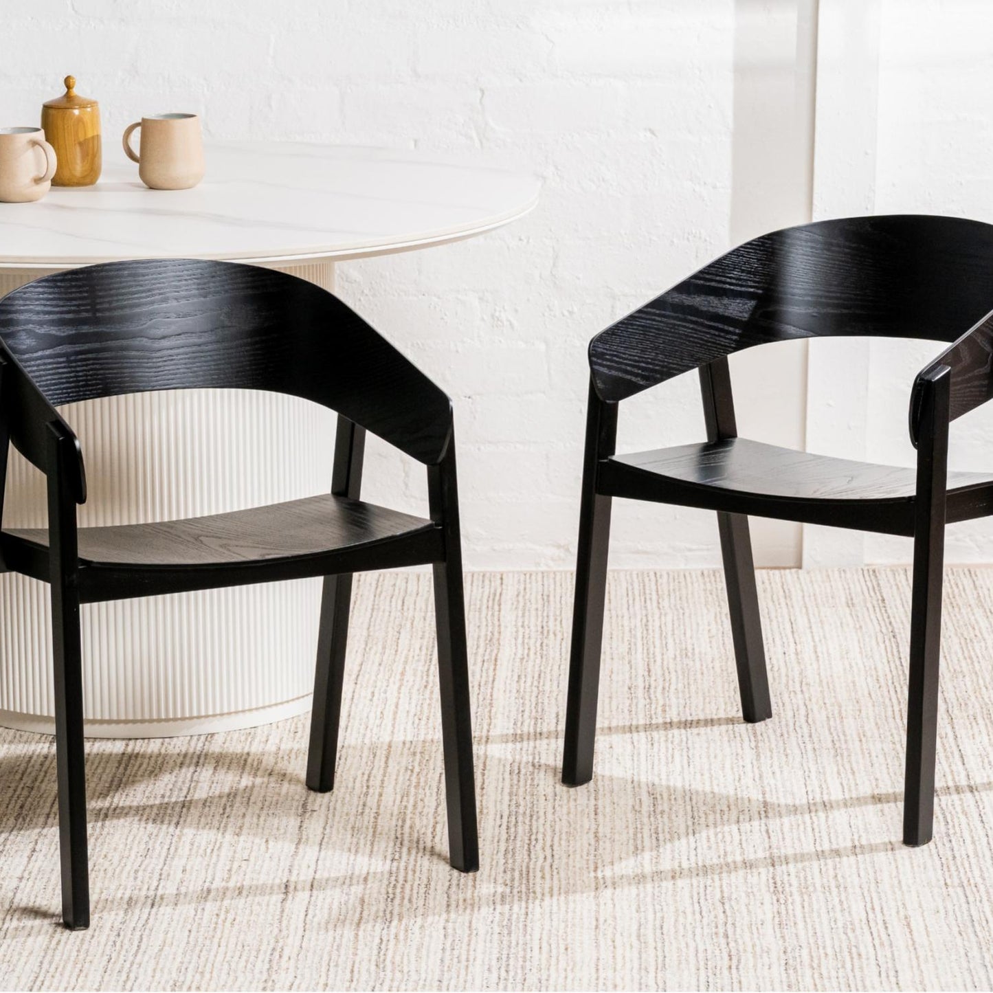 Hendriks Wood Dining Chair Set of 2
