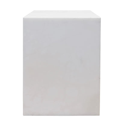 Hendrix Alabaster Side Table Side Table Cafe Lighting & Living