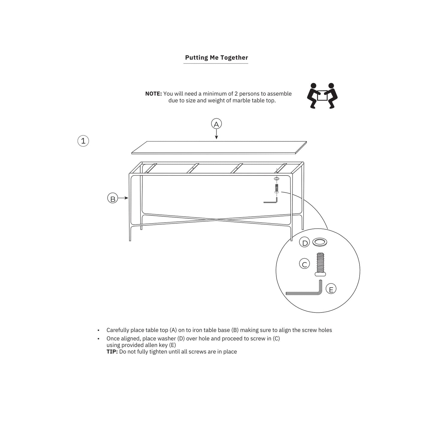 Heston Large Marble Console Table Console Table Cafe Lighting & Living