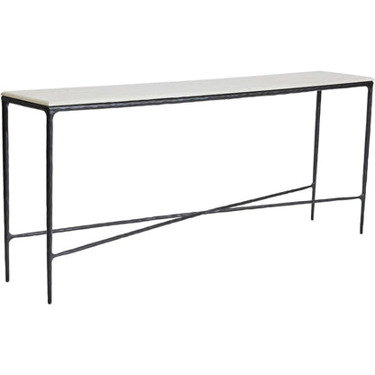 Heston Large Marble Console Table Console Table Cafe Lighting & Living