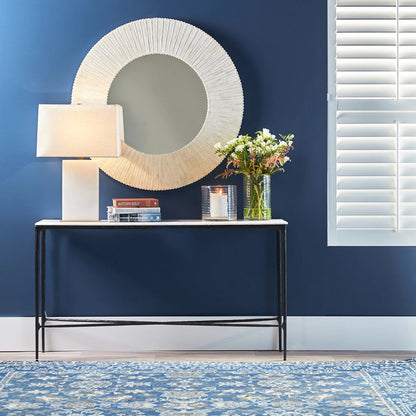 Heston Medium Marble Console Table Console Table Cafe Lighting & Living