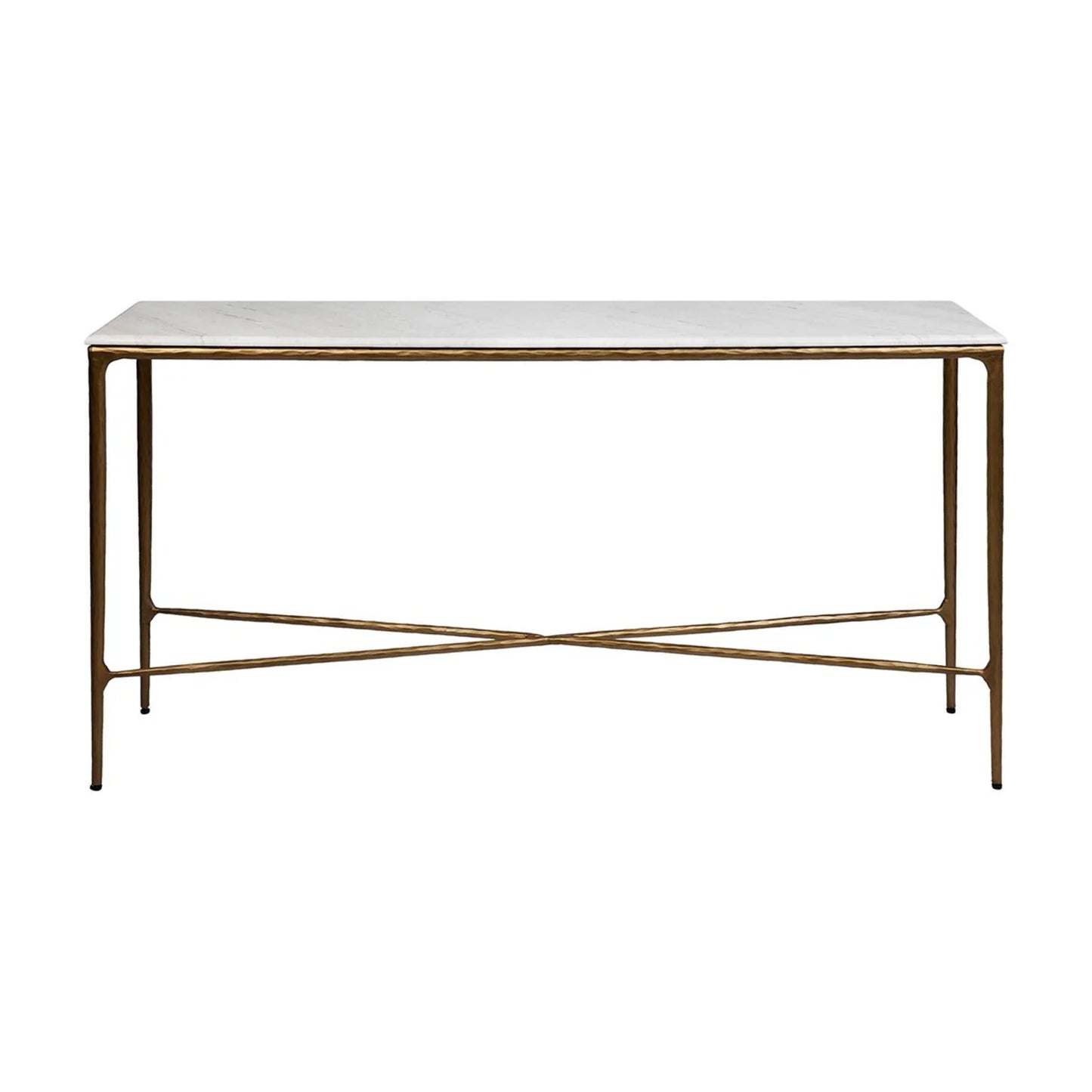 Heston Medium Marble Console Table Console Table Cafe Lighting & Living Brass Medium