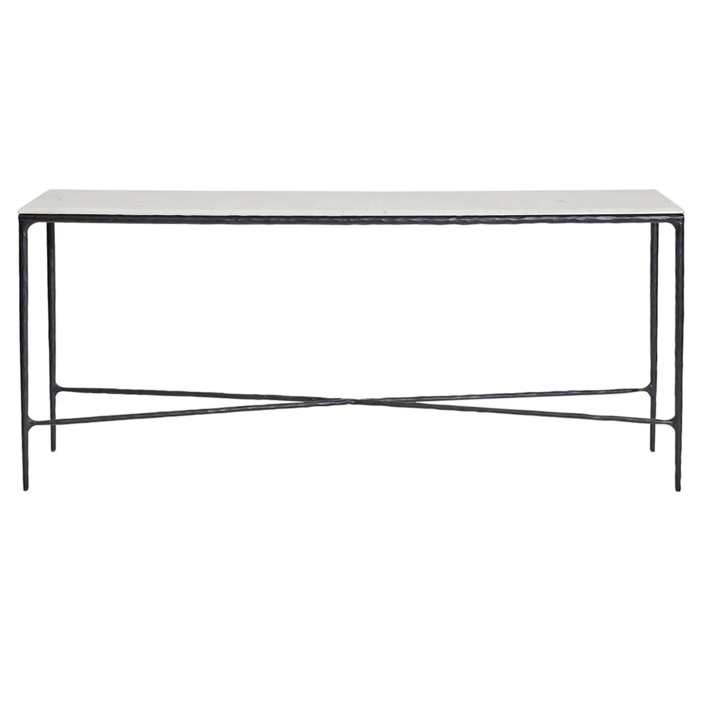 Heston Medium Marble Console Table Console Table Cafe Lighting & Living Black Large