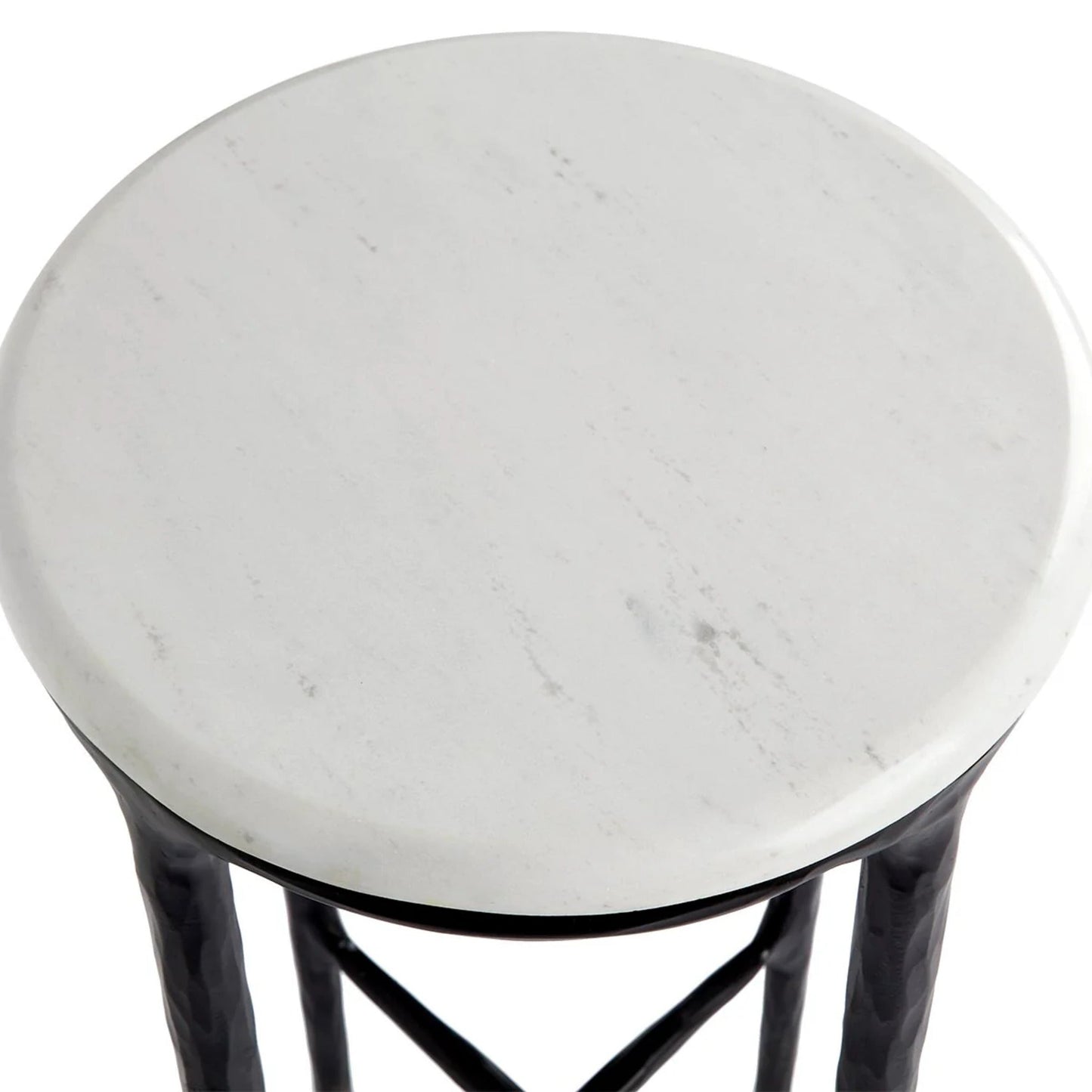 Heston Petite Marble Side Table Side Table Cafe Lighting & Living