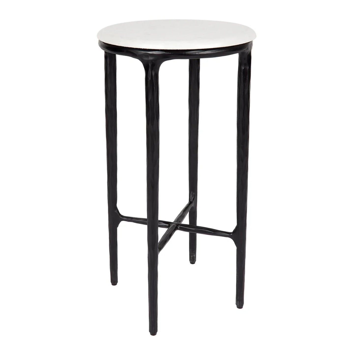 Heston Petite Marble Side Table Side Table Cafe Lighting & Living Black
