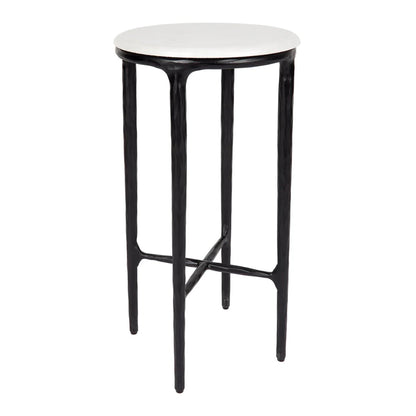 Heston Petite Marble Side Table Side Table Cafe Lighting & Living Black