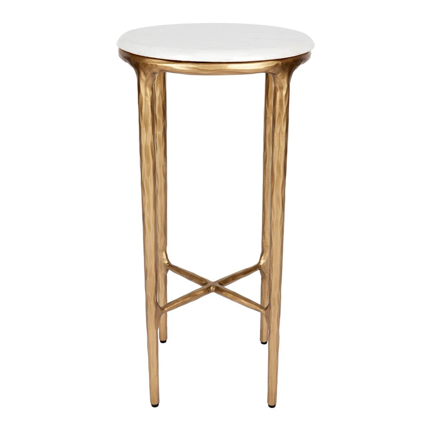 Heston Petite Marble Side Table Side Table Cafe Lighting & Living