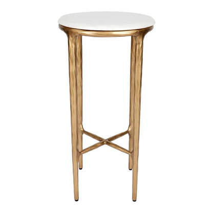Heston Petite Marble Side Table Side Table Cafe Lighting & Living