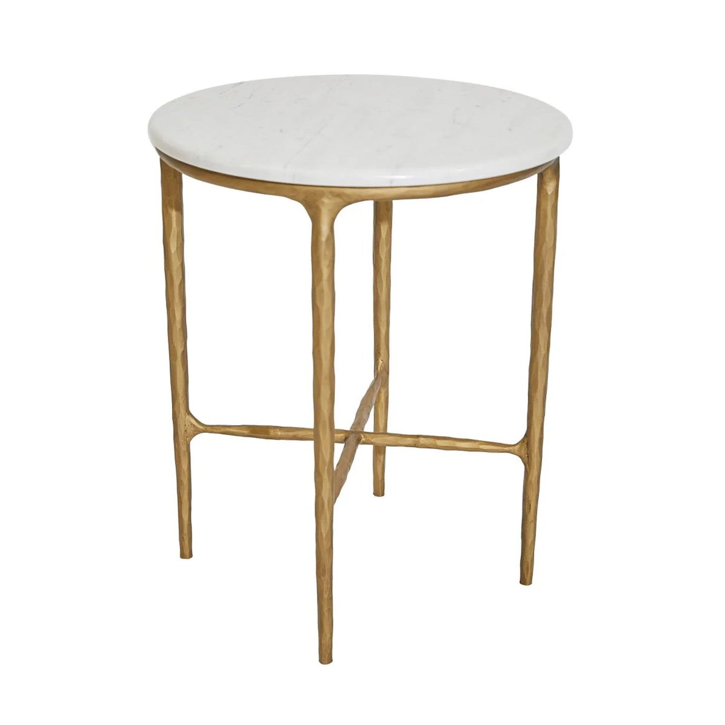 Heston Round Marble Side Table Side Table Cafe Lighting & Living