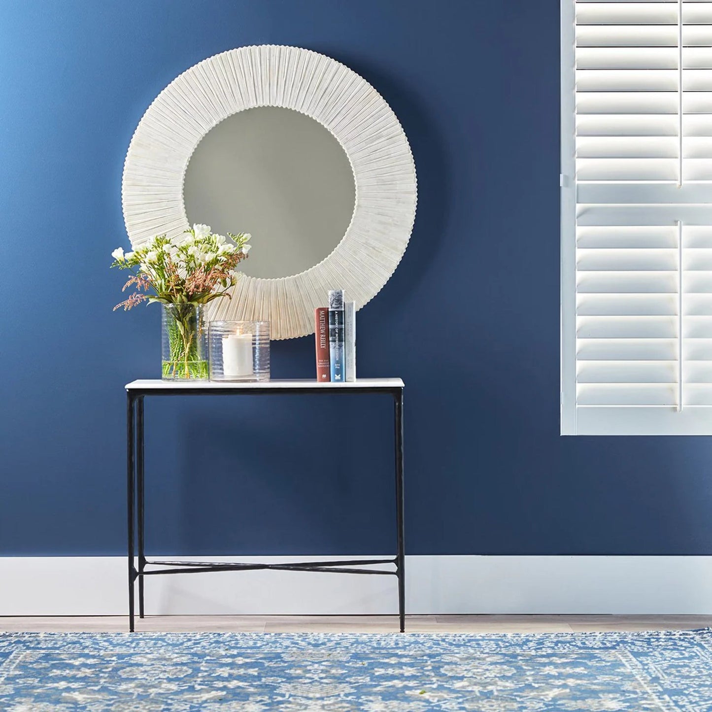 Heston Small Marble Console Table Console Table Cafe Lighting & Living