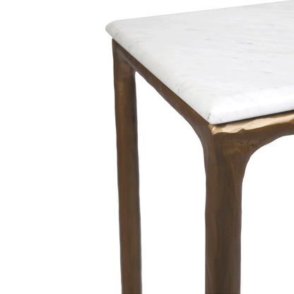 Heston Small Marble Console Table Console Table Cafe Lighting & Living