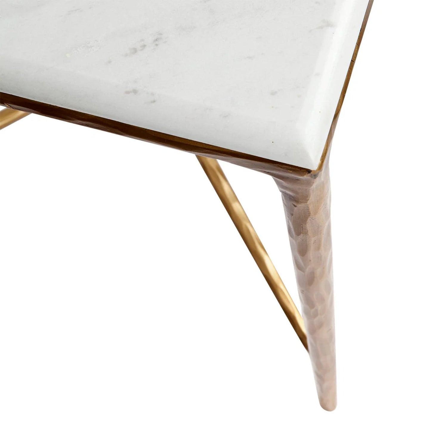 Heston Square Marble Side Table Side Table Cafe Lighting & Living