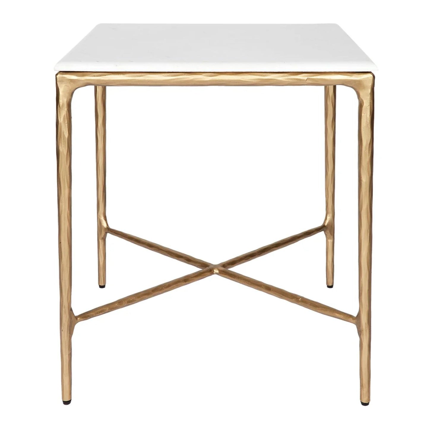 Heston Square Marble Side Table Side Table Cafe Lighting & Living