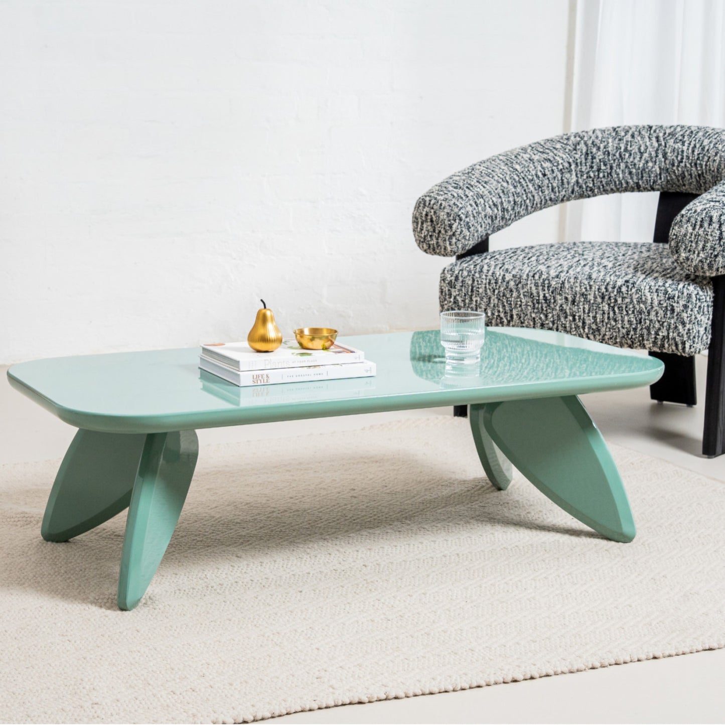 Hugh Wood Coffee Table Gloss - Mint