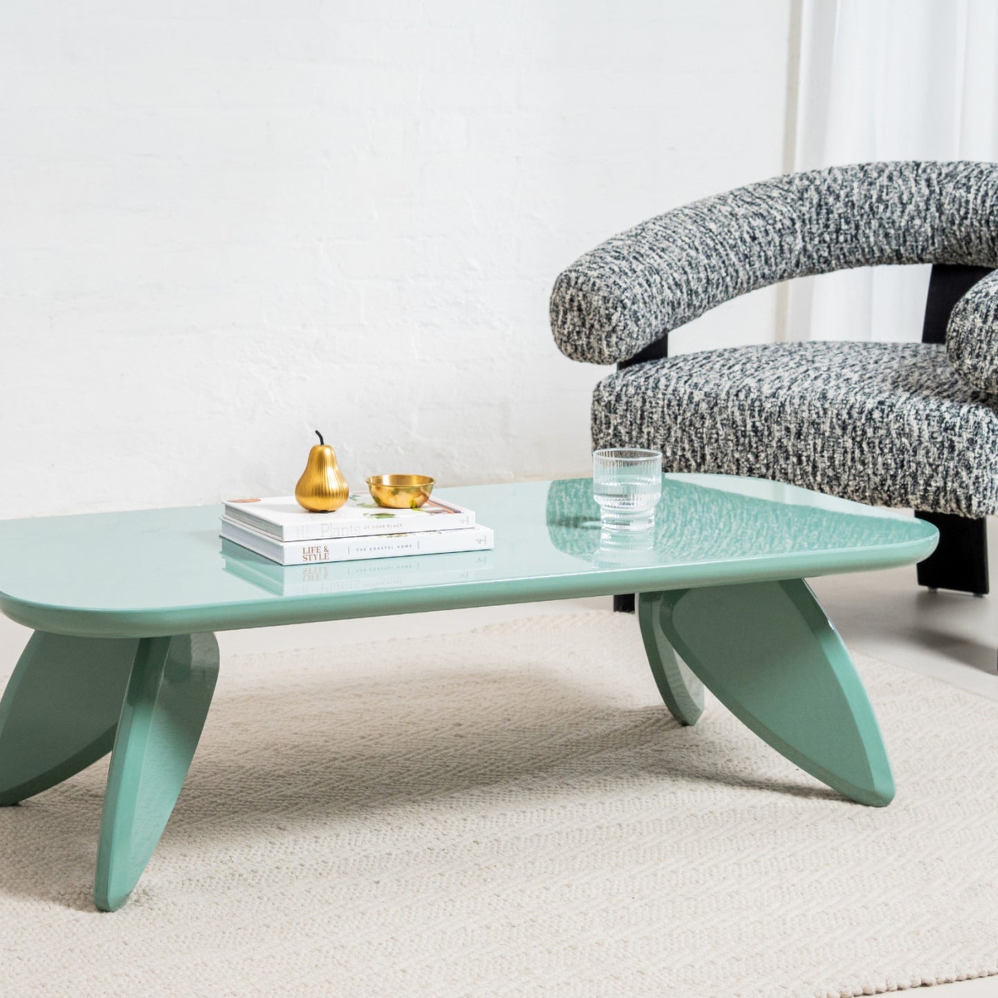 Hugh Wood Coffee Table Gloss - Mint