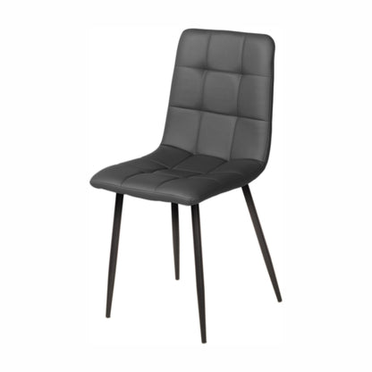 Jack Metal Dining Chair - Black