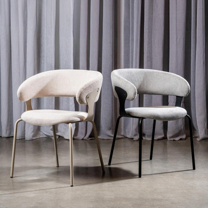 Kenny Metal Dining Chair Set of 2