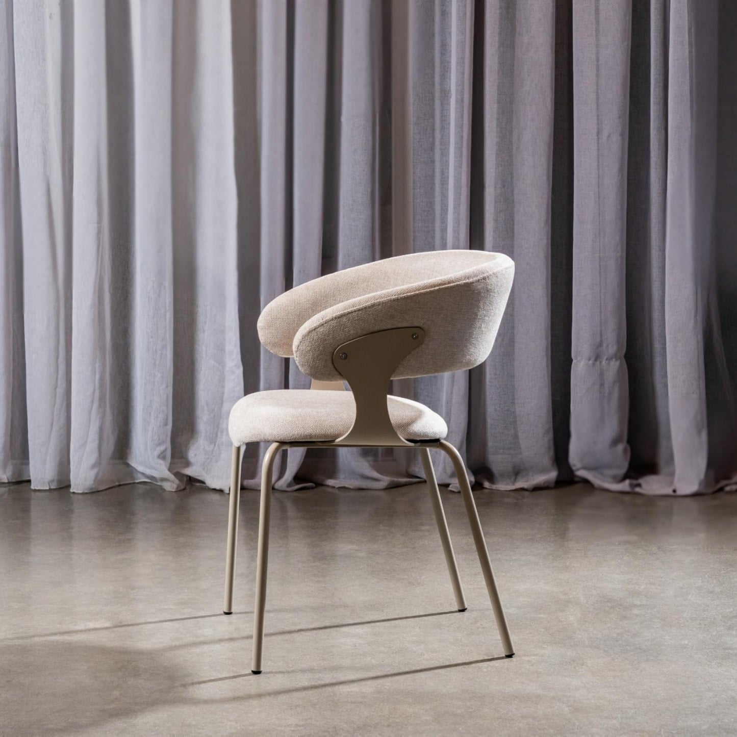 Kenny Metal Dining Chair Set of 2
