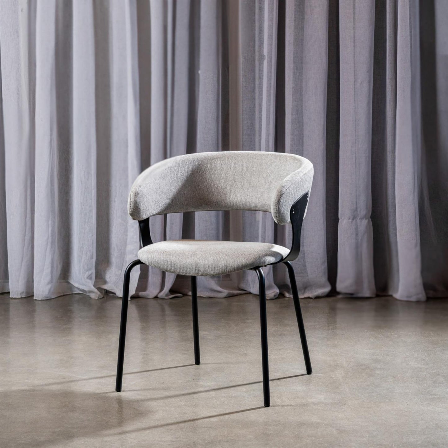 Kenny Metal Dining Chair Set of 2