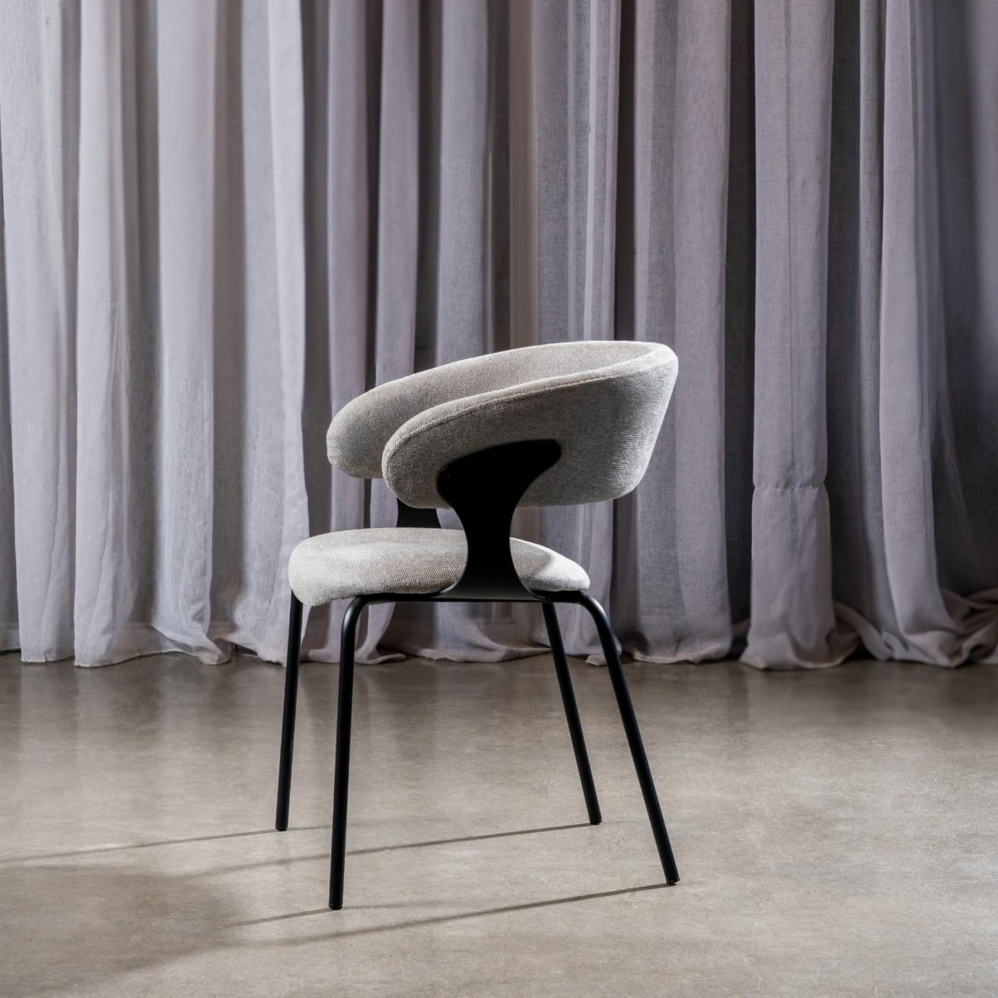Kenny Metal Dining Chair Set of 2