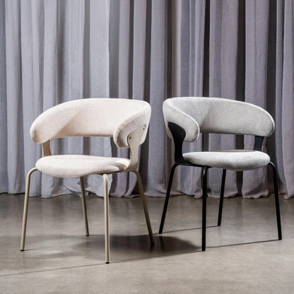 Kenny Metal Dining Chair Set of 2