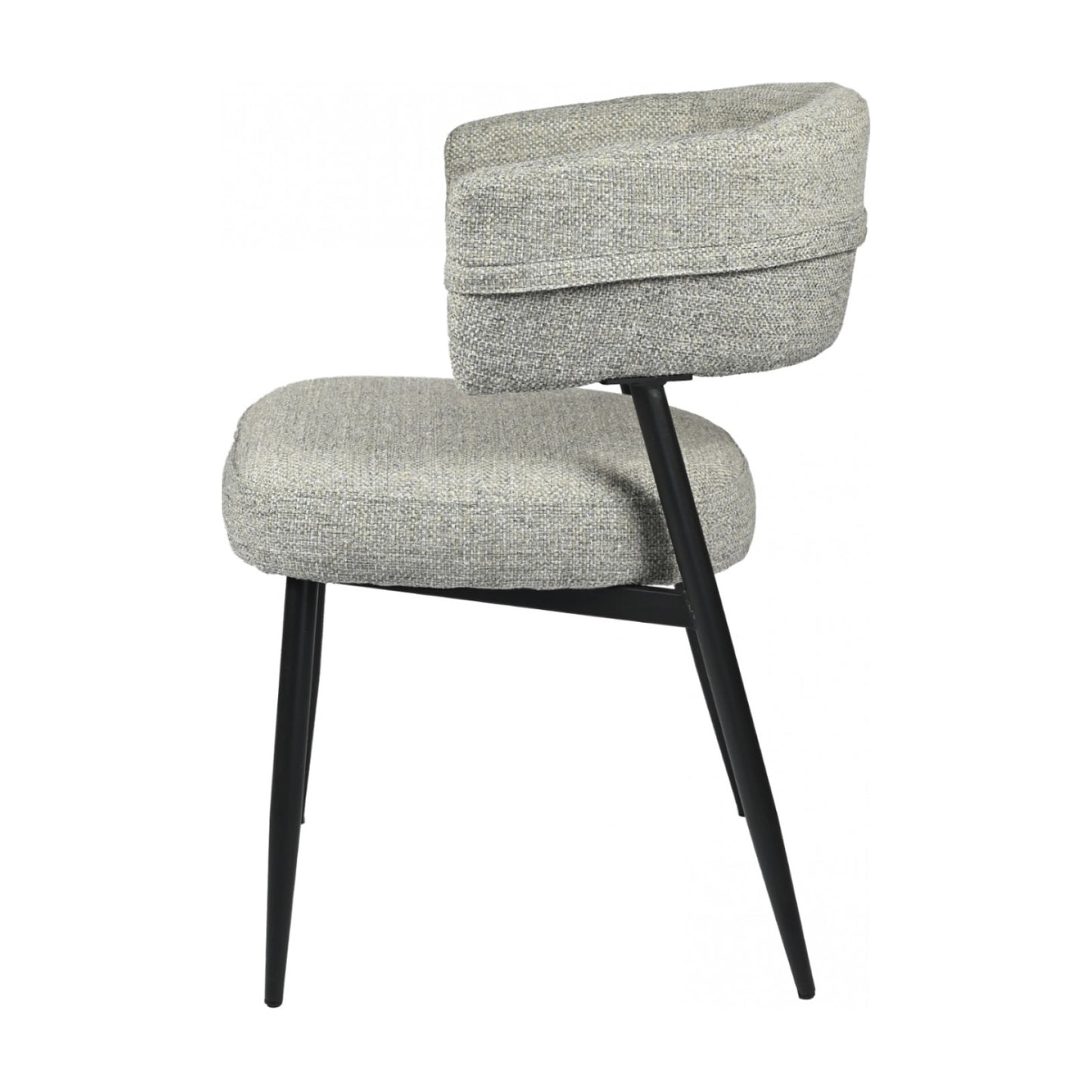 Laurance Metal Dining Chair Set of 2 - Granite