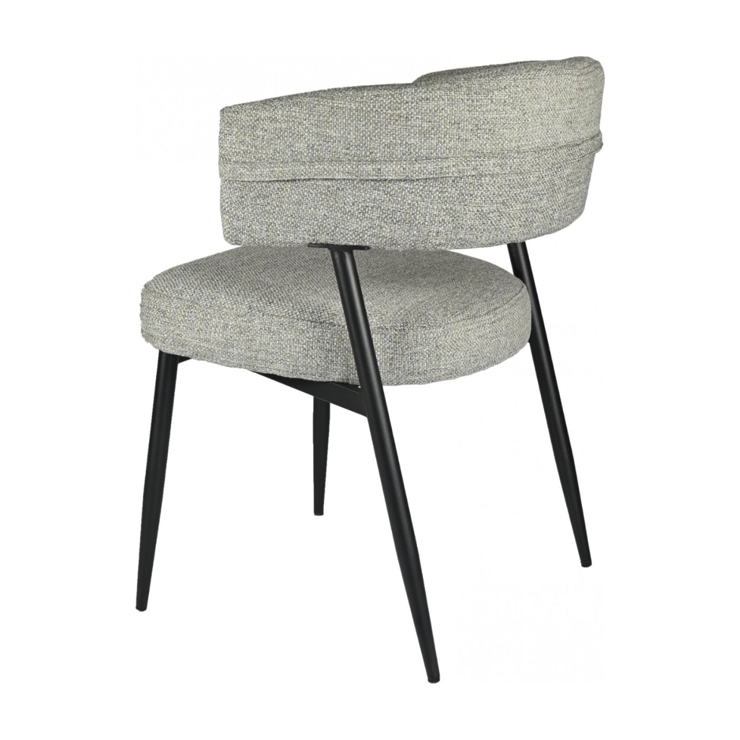 Laurance Metal Dining Chair Set of 2 - Granite