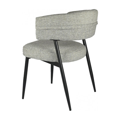 Laurance Metal Dining Chair Set of 2 - Granite