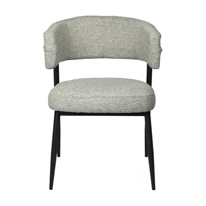 Laurance Metal Dining Chair Set of 2 - Granite