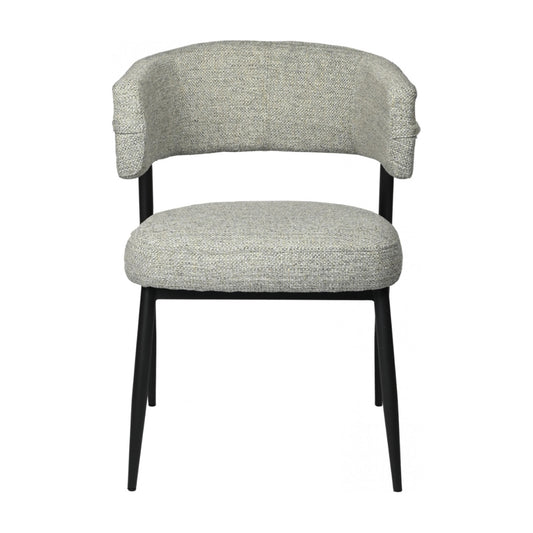 Laurance Metal Dining Chair Set of 2 - Granite