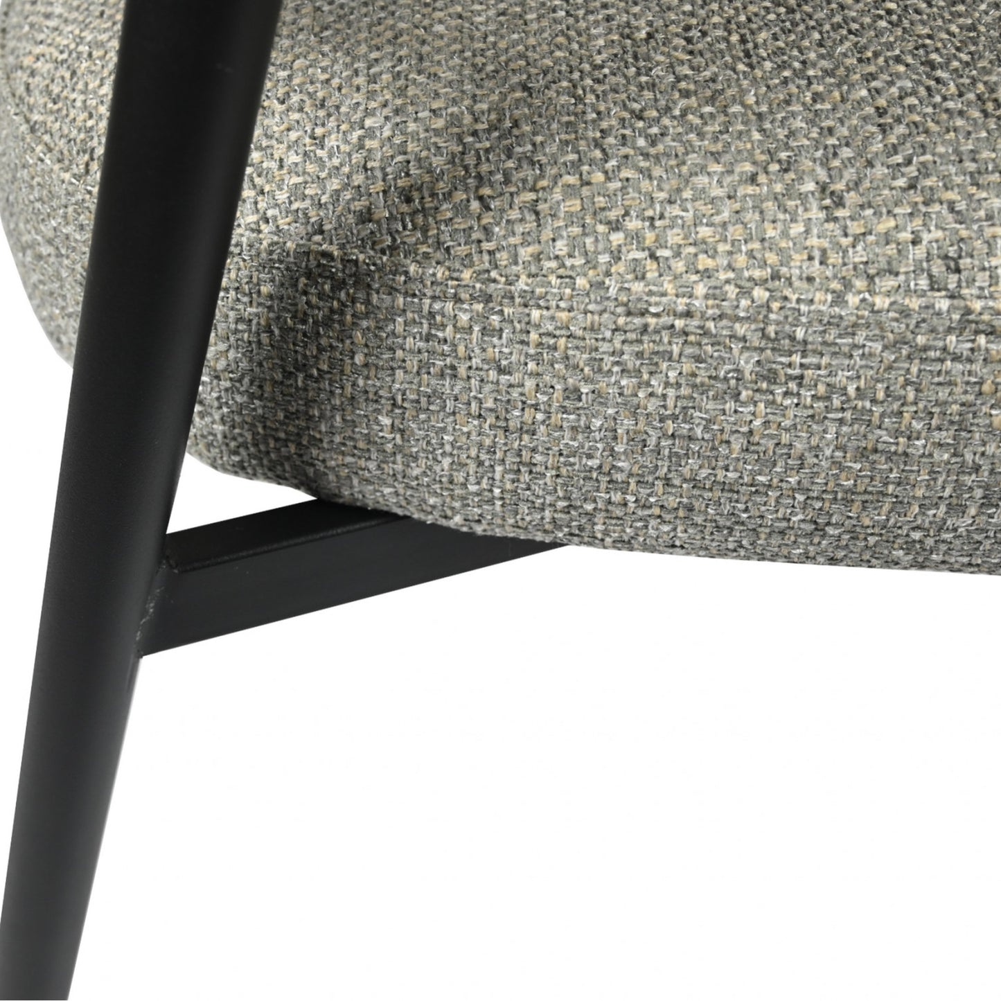 Laurance Metal Dining Chair Set of 2 - Granite