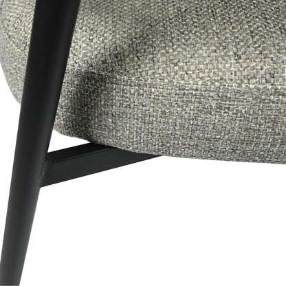 Laurance Metal Dining Chair Set of 2 - Granite