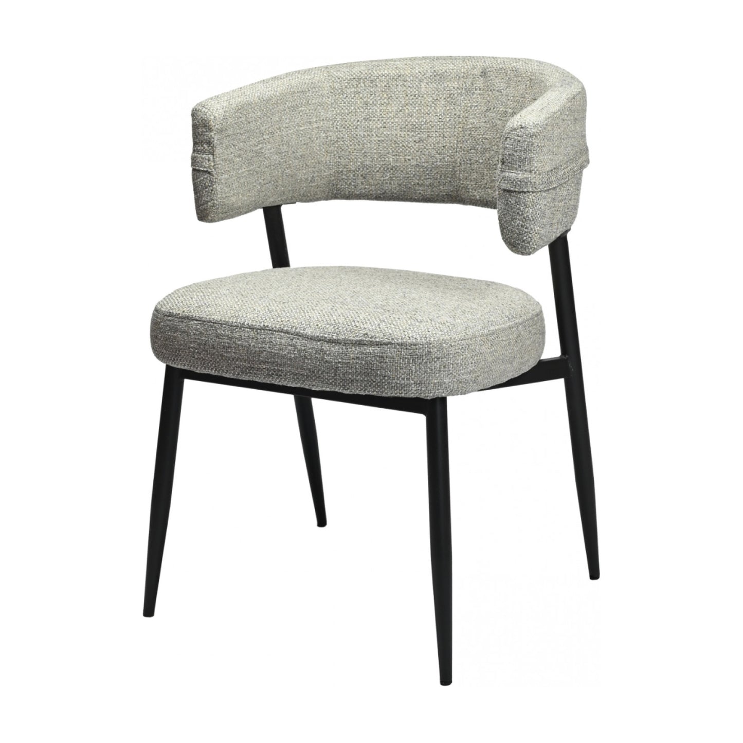 Laurance Metal Dining Chair Set of 2 - Granite