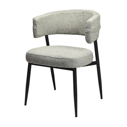 Laurance Metal Dining Chair Set of 2 - Granite