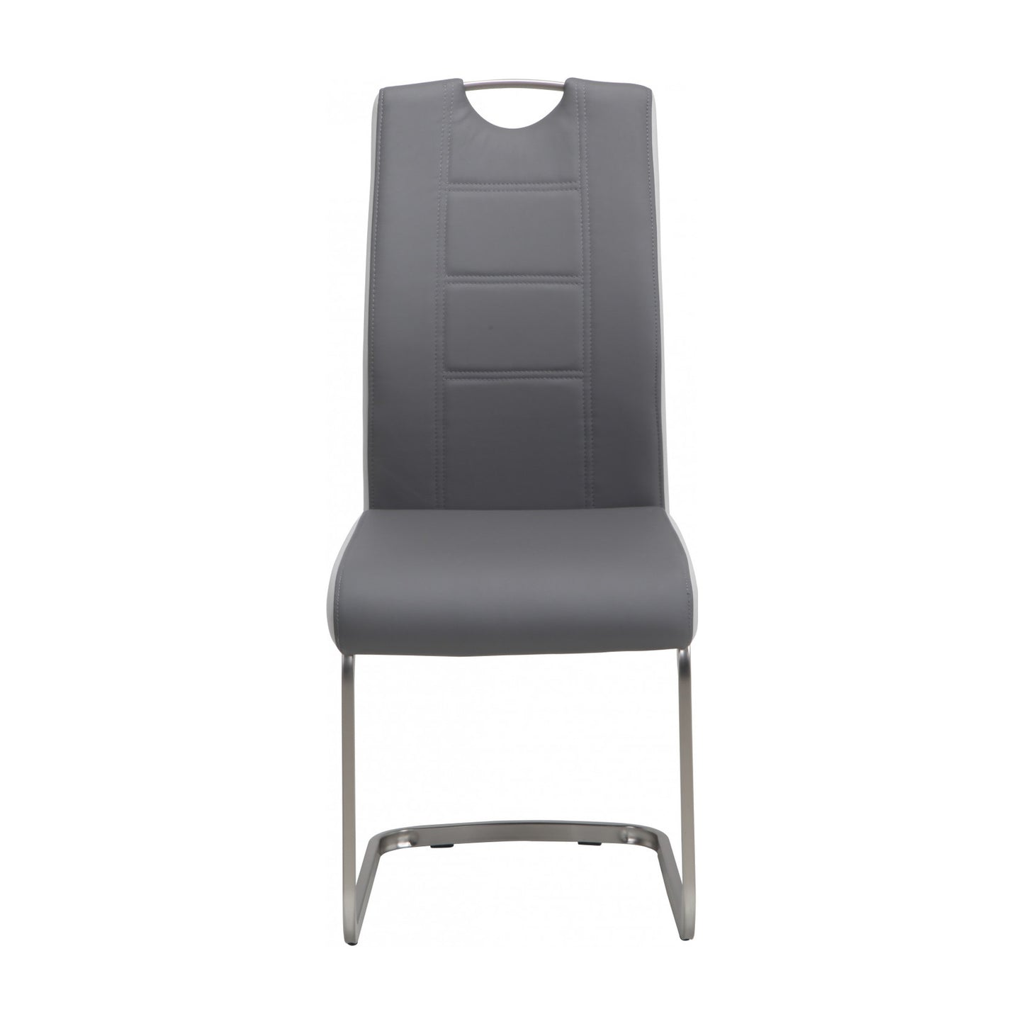 Liam Metal Dining Chair Set of 2 - Grey