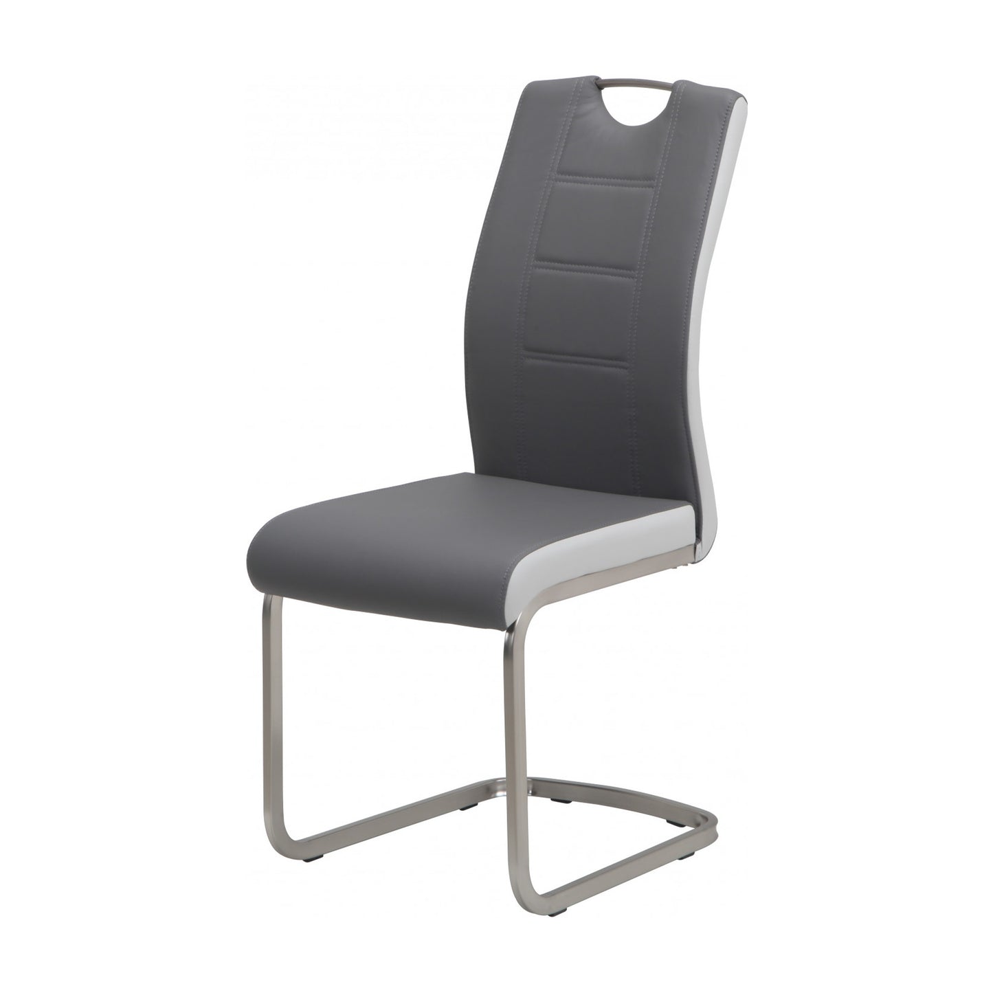 Liam Metal Dining Chair Set of 2 - Grey