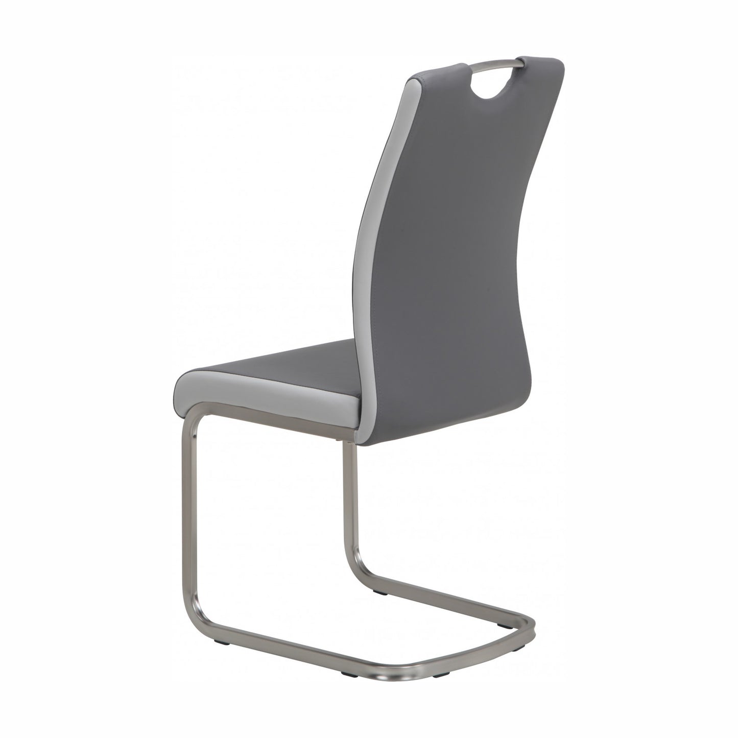 Liam Metal Dining Chair Set of 2 - Grey