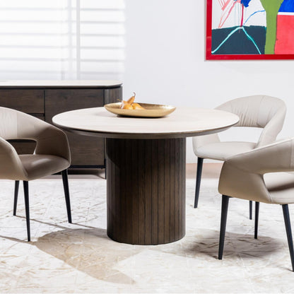 London Leather Dining Chair Set of 2