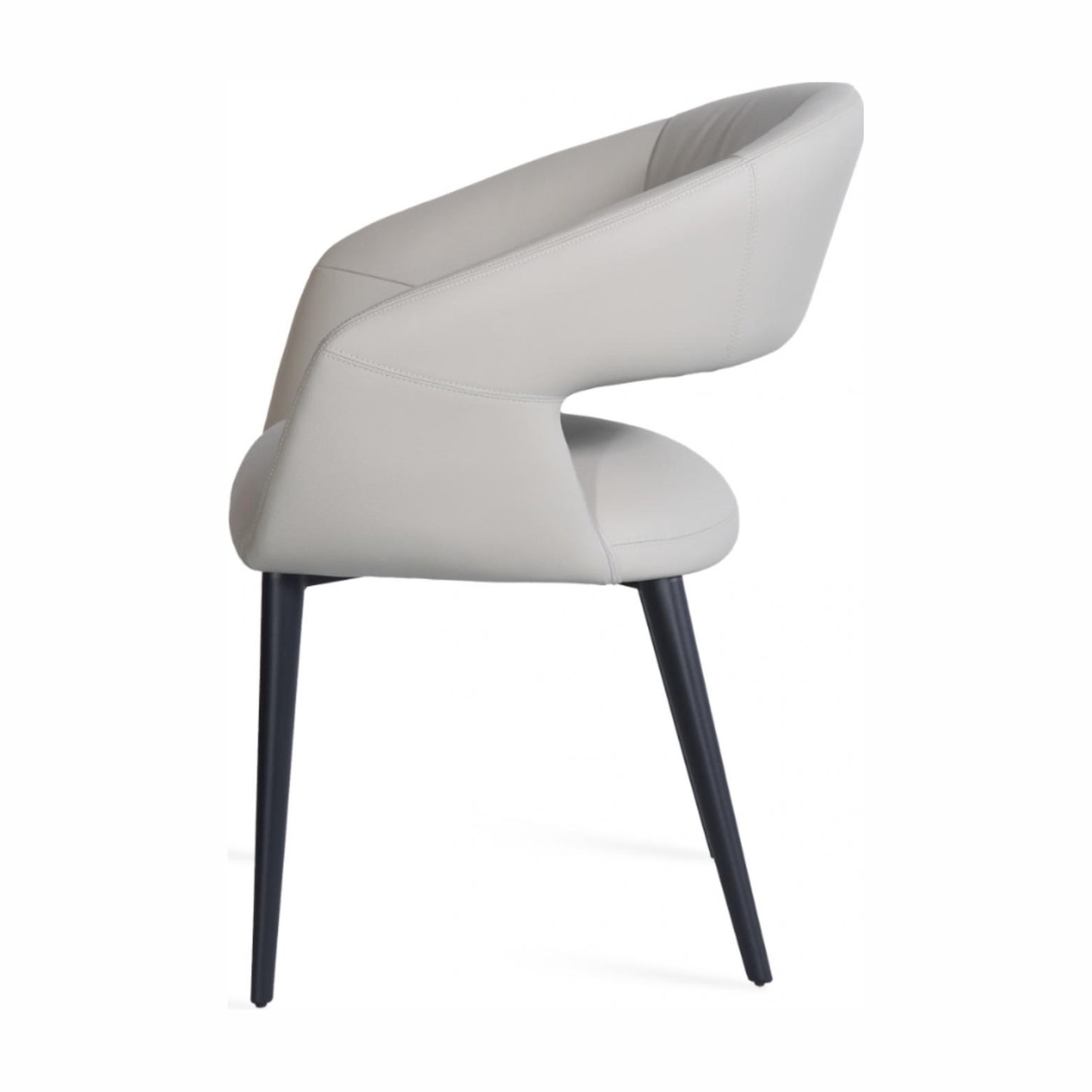 London Leather Dining Chair Set of 2