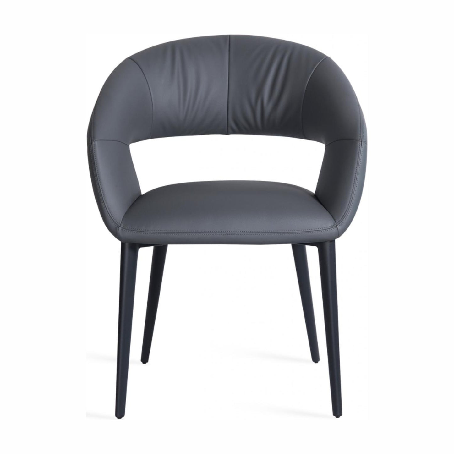 London Leather Dining Chair Set of 2