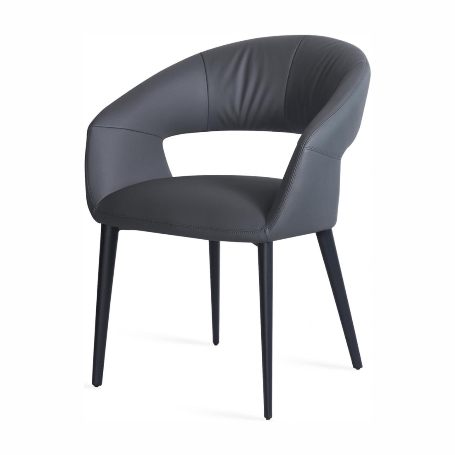 London Leather Dining Chair Set of 2