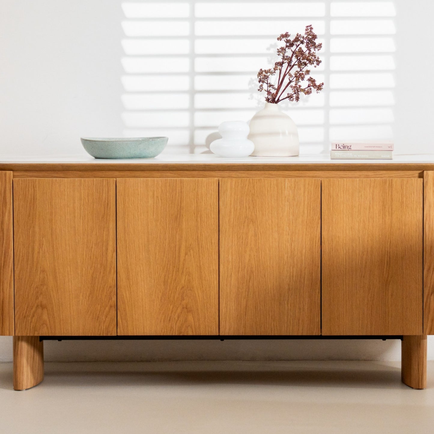 Lucerne Occasional Wooden Sideboard Buffet Table - Natural