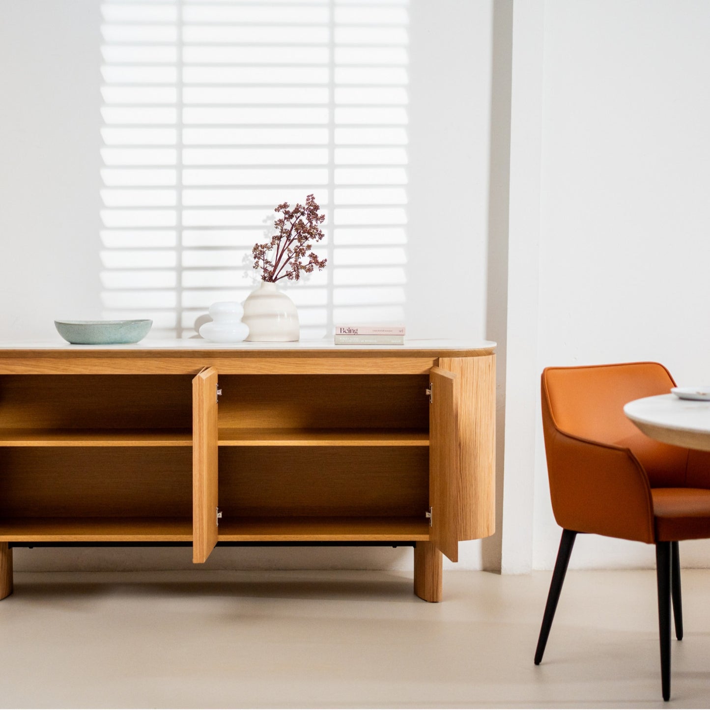 Lucerne Occasional Wooden Sideboard Buffet Table - Natural