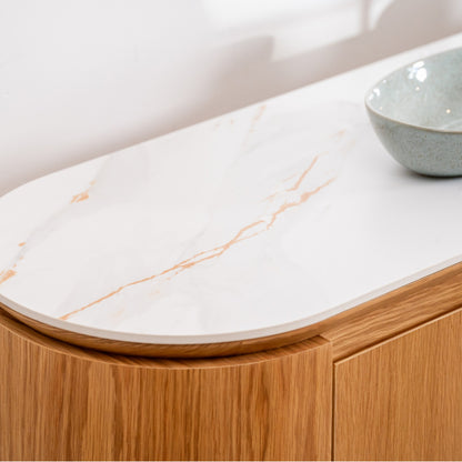 Lucerne Occasional Wooden Sideboard Buffet Table - Natural