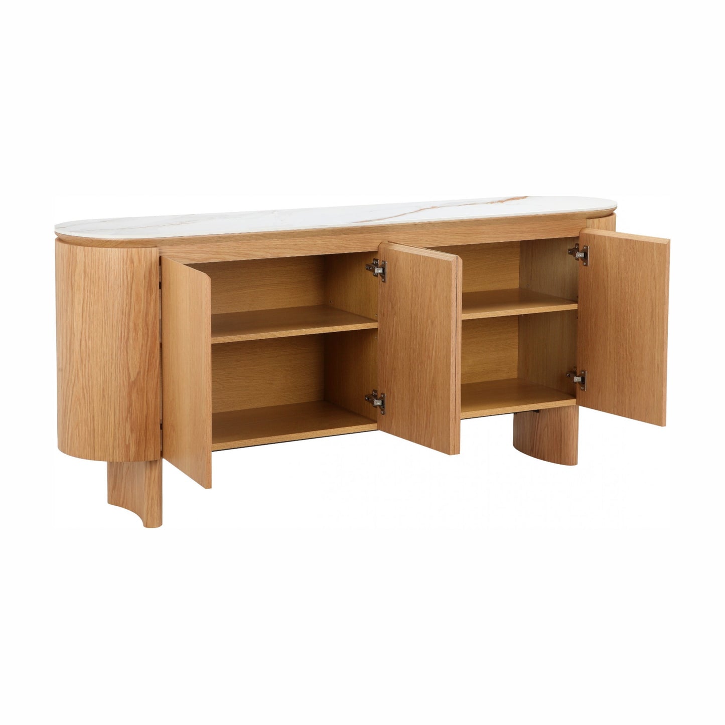 Lucerne Occasional Wooden Sideboard Buffet Table - Natural