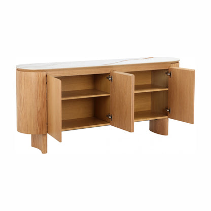 Lucerne Occasional Wooden Sideboard Buffet Table - Natural