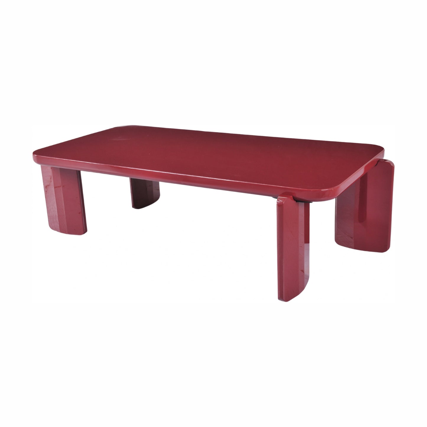 Lucky Wood Coffee Table Gloss - Red
