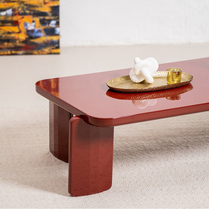 Lucky Wood Coffee Table Gloss - Red