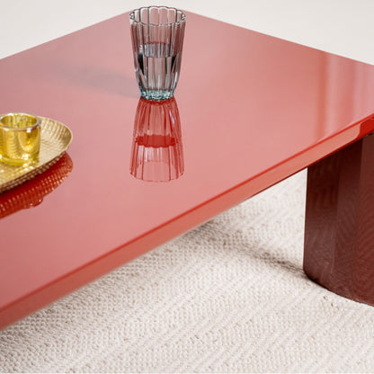 Lucky Wood Coffee Table Gloss - Red