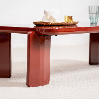 Lucky Wood Coffee Table Gloss - Red